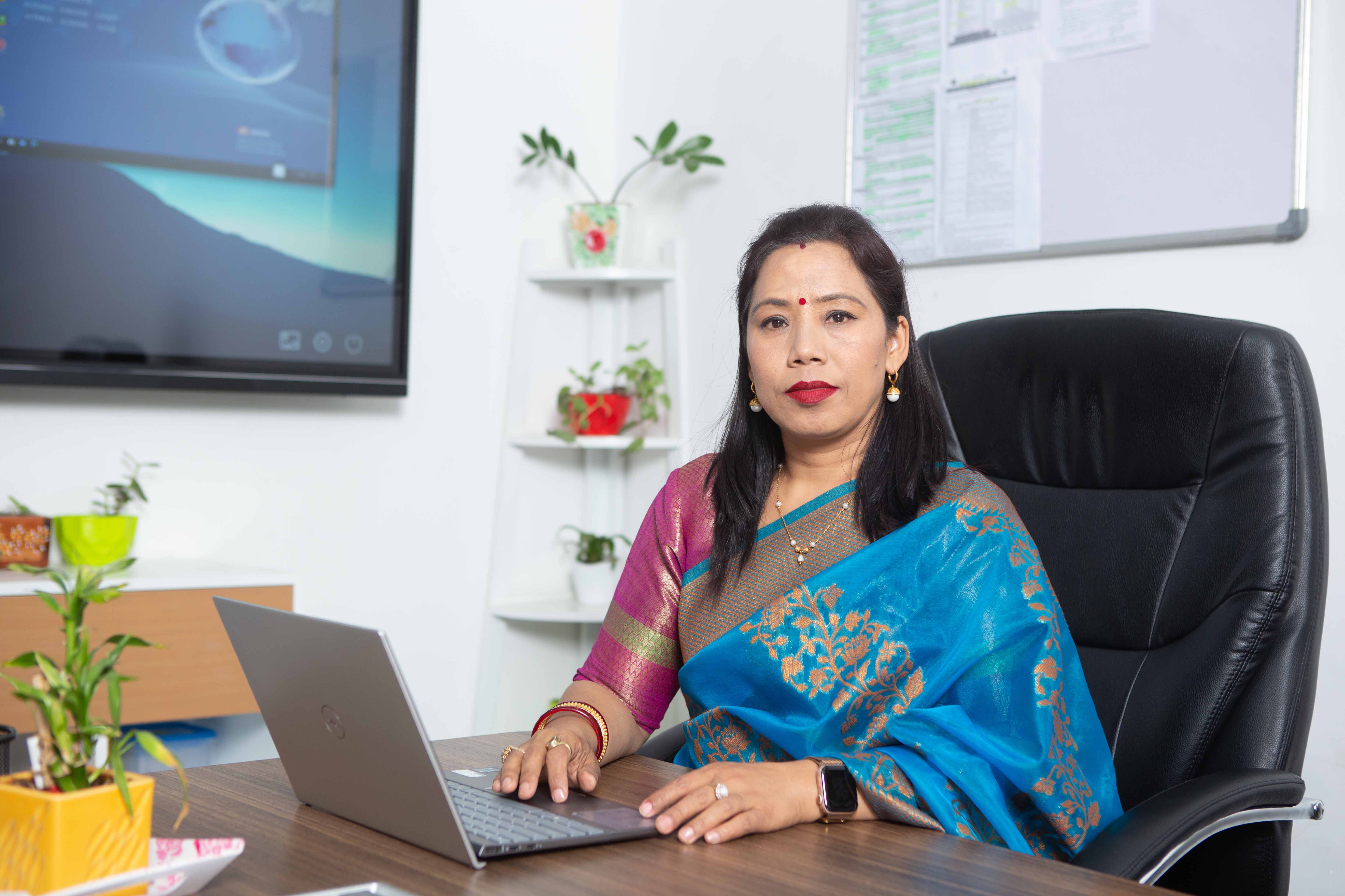 Dr. Sangita Shrestha Principal of Kathmandu Valley School and College